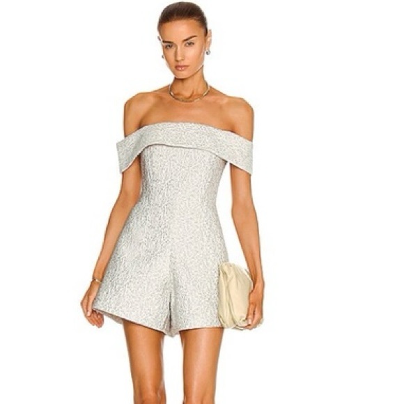 Jonathan Simkhai Pants - Jonathan‎ Simkhai Floral Off Shoulder Romper Size 6